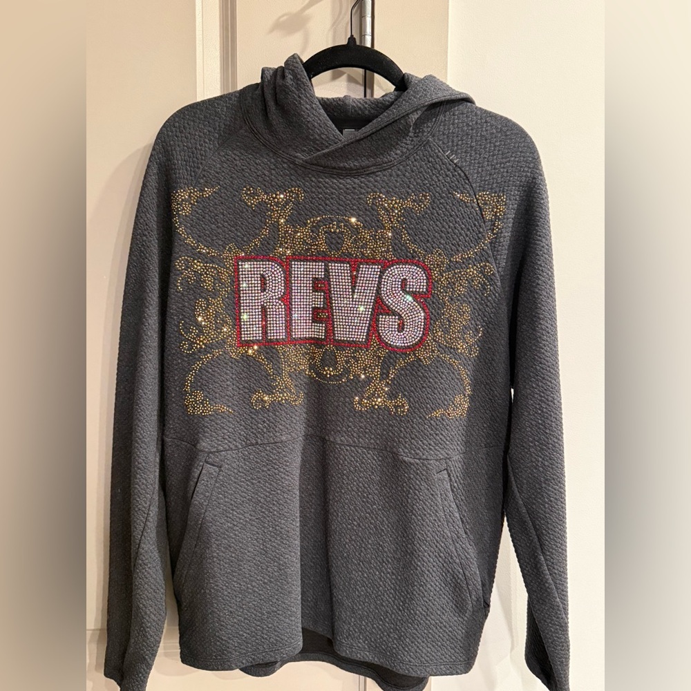 Lululemon at Ease hoodie with Topgun revelation bling